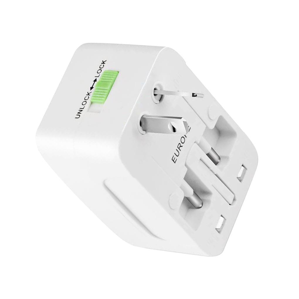 Phích Cắm Chuyển Đổi AC 6 3A 120V-240V Tiện Dụng Khi Đi Du Lịch