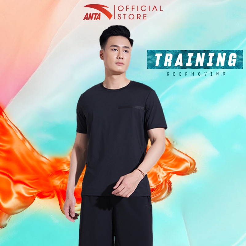 Áo phông thể thao nam A-CHILL TOUCH Anta 852127101-1
