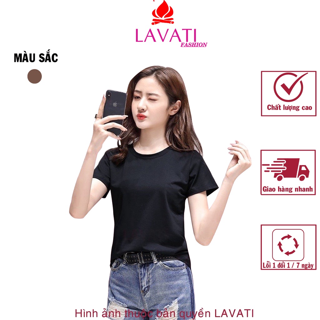Áo Thun Nữ , Cổ Tròn ,Tay Ngắn Giản Dị Co Giãn Nhẹ Freesize Dưới 60kg ( mã zaza95)