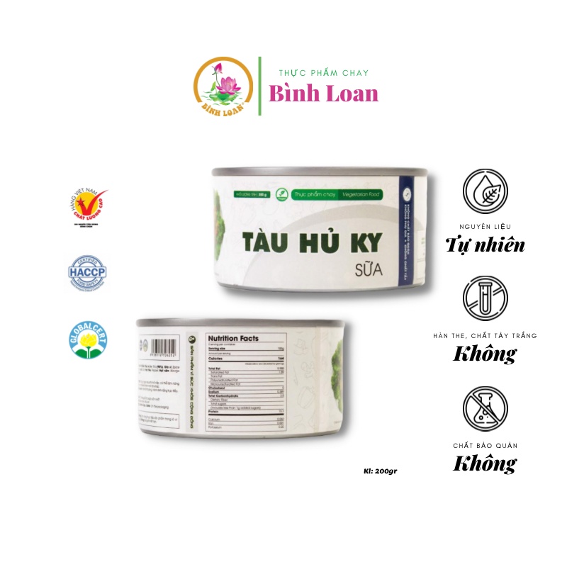 Thực Phẩm Chay Bình Loan - Tàu Hủ Ky Sữa 200g