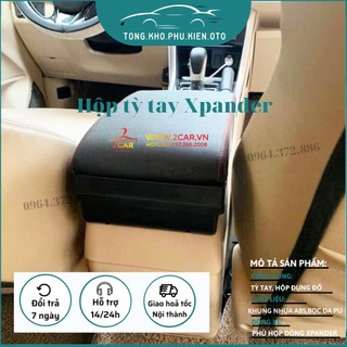 Hộp tỳ tay xe Mitsubishi Xpander 2018-2019-2020-2021-2022-2023 loại chân thấp