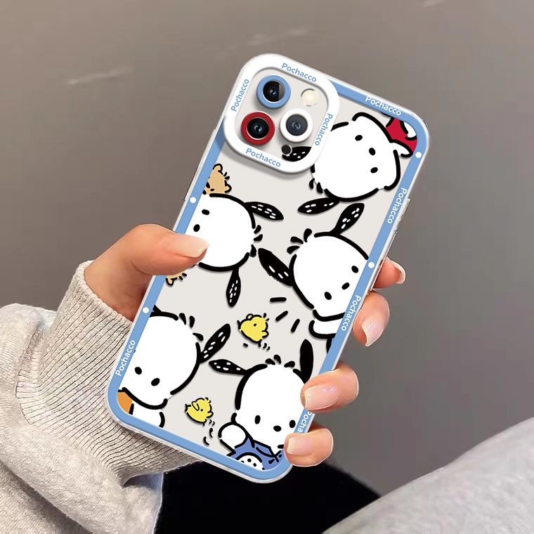 Ốp Điện Thoại Silicon TPU Mềm Trong Suốt In Hình Chó Hoạt Hình Cho IPhone 14 12 13 6 6S 7 8 14 Plus X XS XR 11 Pro Max