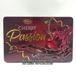[Hỏa Tốc] Socola nhân Cherry Passion hộp sắt 280g
