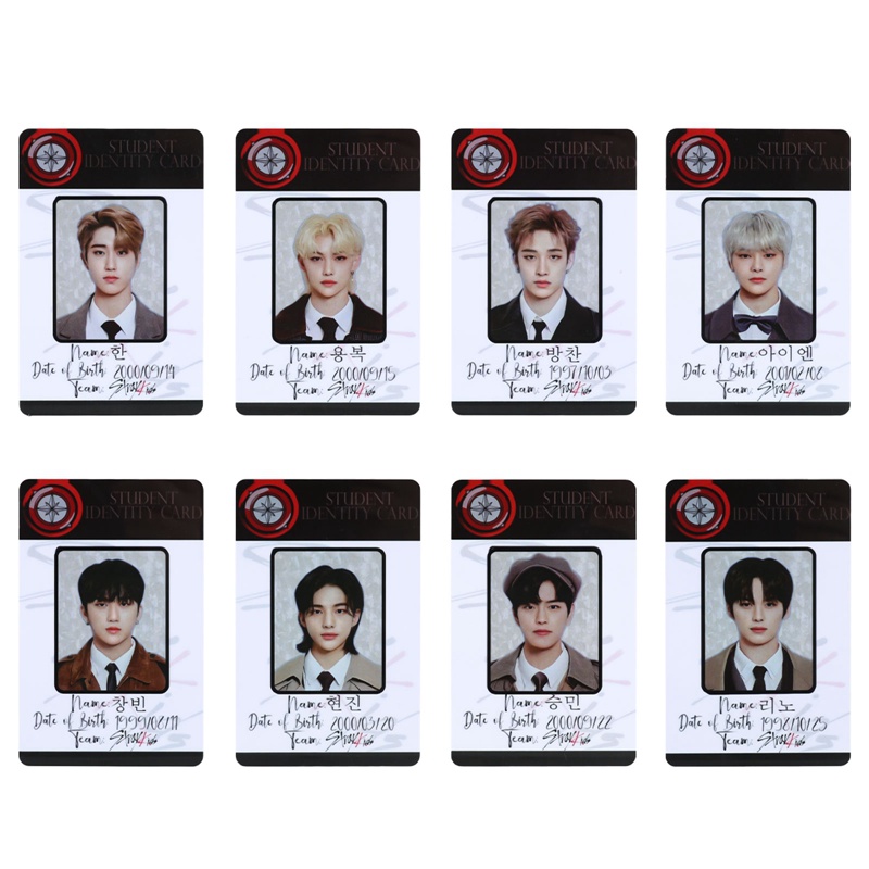 1 Thẻ Tên Bằng PVC Cho Fan Nhóm Nhạc KPOP STRAY KIDS