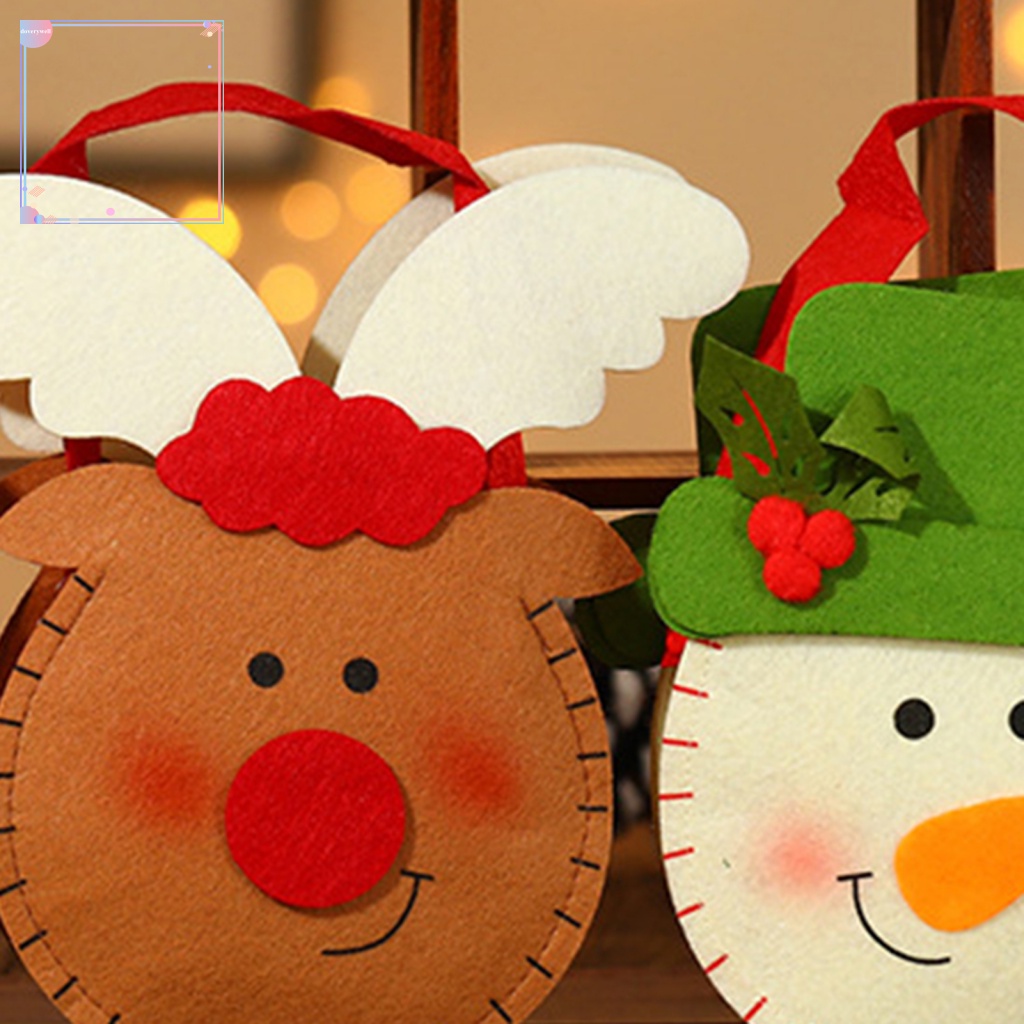 Túi Đựng Kẹo Họa Tiết Hoạt Hình Trang Trí Giáng Sinh