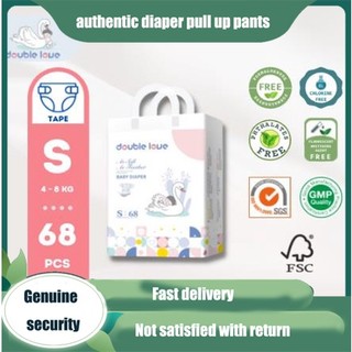 Bỉm double love - bỉm dán, tã dán cho bé, chống tràn, size s68 dán : 68 miếng ,siêu mềm mỏng, thấm hút tốt