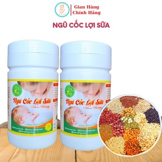 Ngũ cốc lợi sữa, sữa hạt ngũ cốc cho mẹ sau sinh giúp sữa mẹ giàu dinh dưỡng, sữa đặc thơm 25 loại hạt