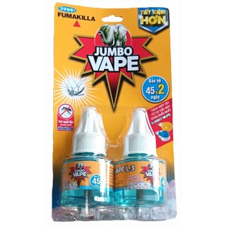 2 Chai tinh dầu đuổi muỗi cao cấp Jumbo vape 34ml