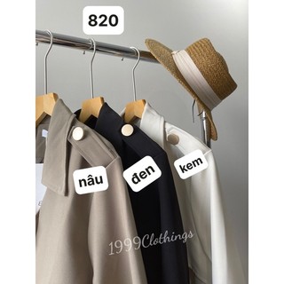 Áo khoác măng tô dáng lửng 820