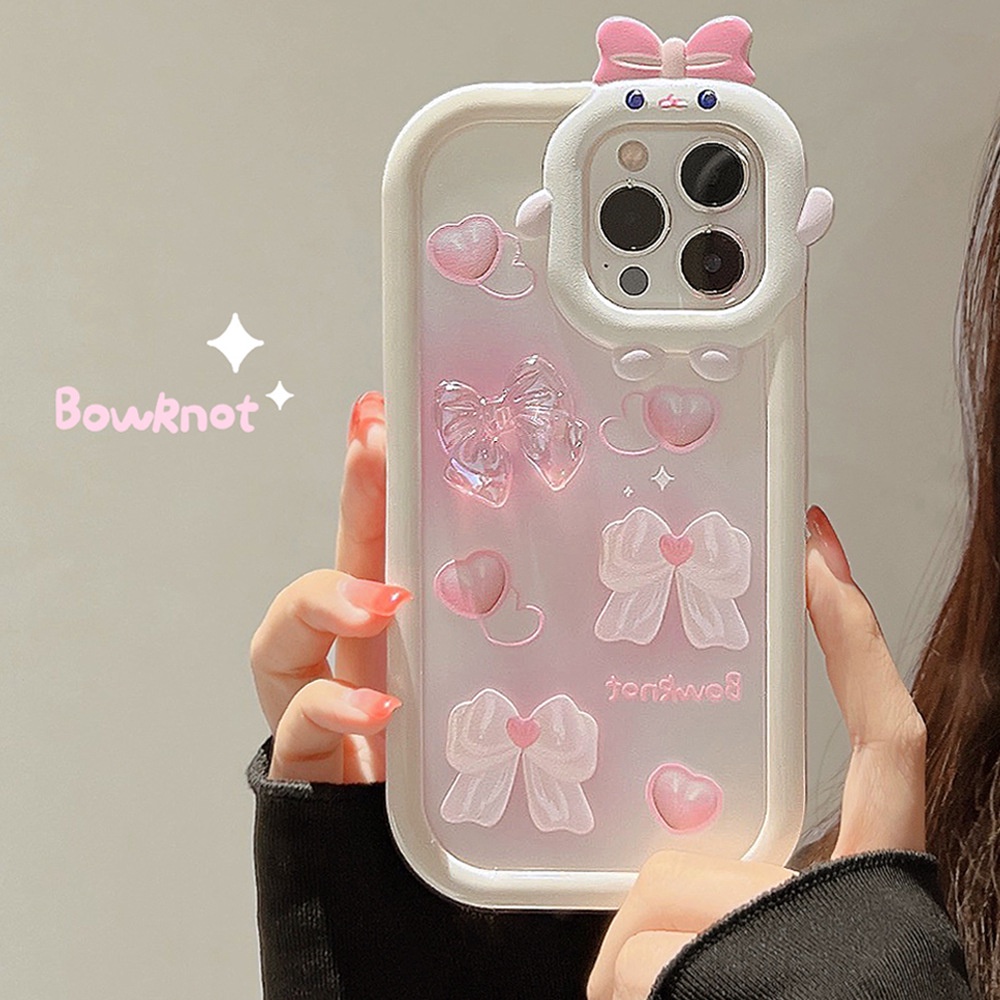 Ốp Điện Thoại Mềm Hình Quái Vật Nhỏ 2 Trong 1 Cho Iphone 14 plus 13 Pro Max 12 Mini 11 X Xs Xr