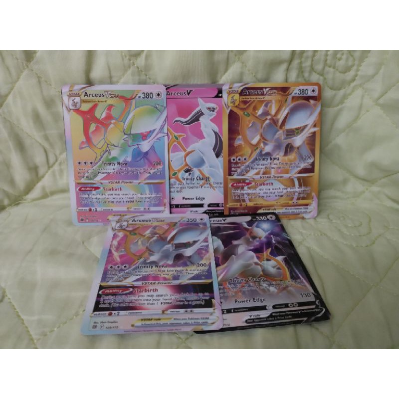 Combo 5 thẻ pokemon các thể loại V/Vstar Của Đấng Arceus không chính hãng