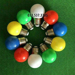 Bóng chanh led, bóng đèn led búp chanh nhiều màu, bền đẹp, công suất 1W