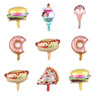 Bong bóng mini hình bánh donut và kem / bánh donut / bánh donut độc đáo trang trí tiệc sinh nhật