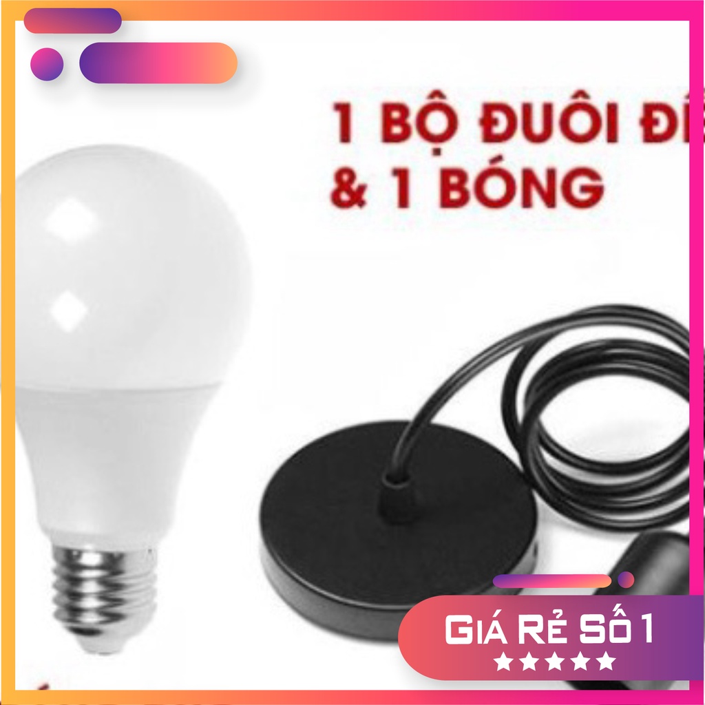 Bộ đui đế thả 1 mét và bóng đèn LED OWL Lighting