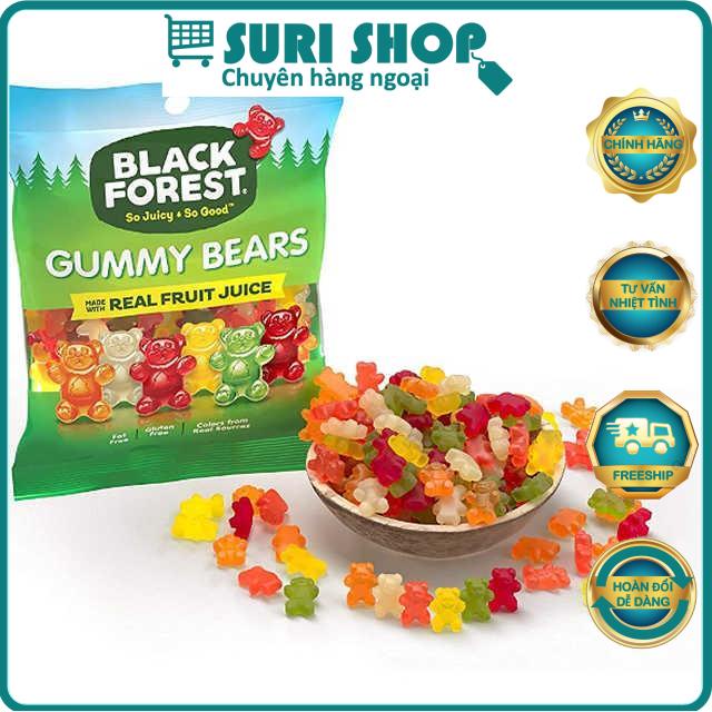 Kẹo Dẻo Hình Gấu Cho Bé Yêu - Black Forest Organic Gummy Bears CHUẨN MỸ 100%