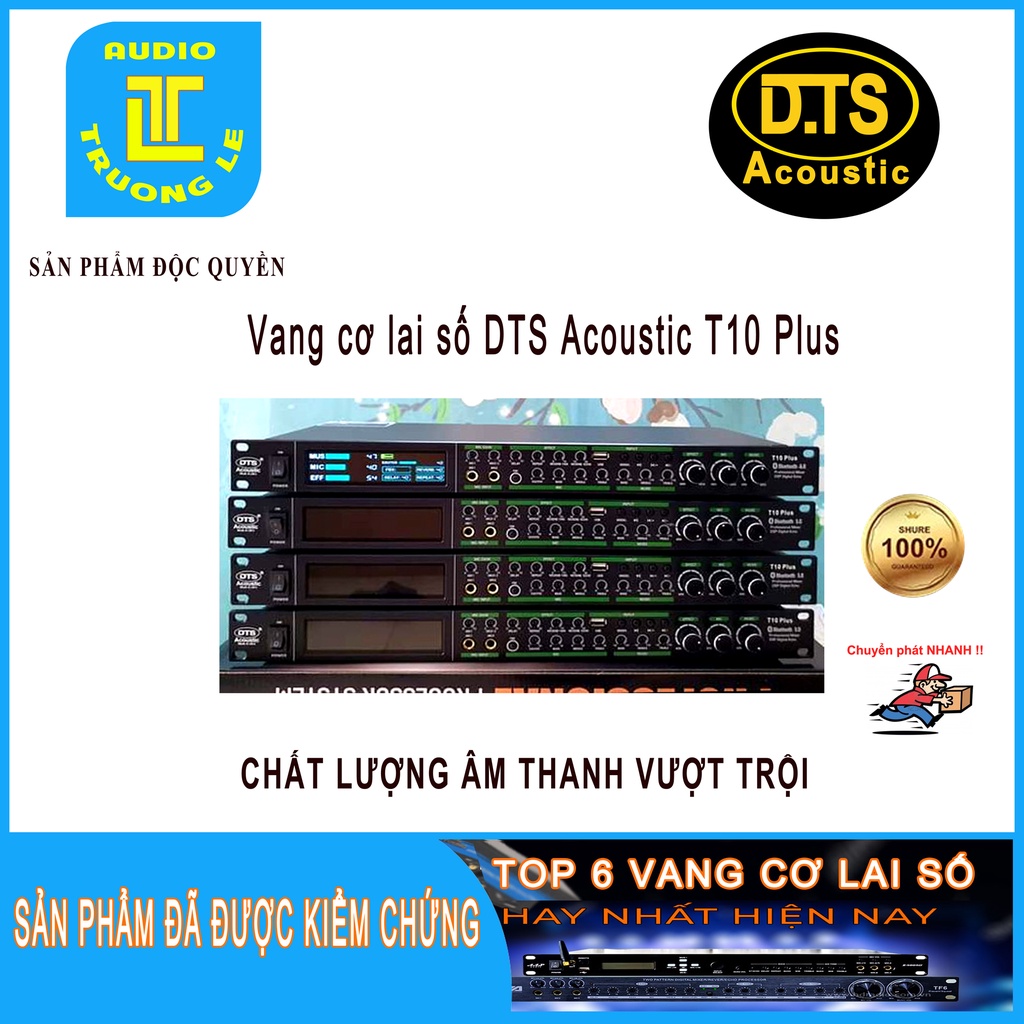 Vang cơ lai số DTS Acoustic T10 Plus - Vang có cổng quang. Bluetooth 5.0.ux. Sub. Exited chống hú tốt