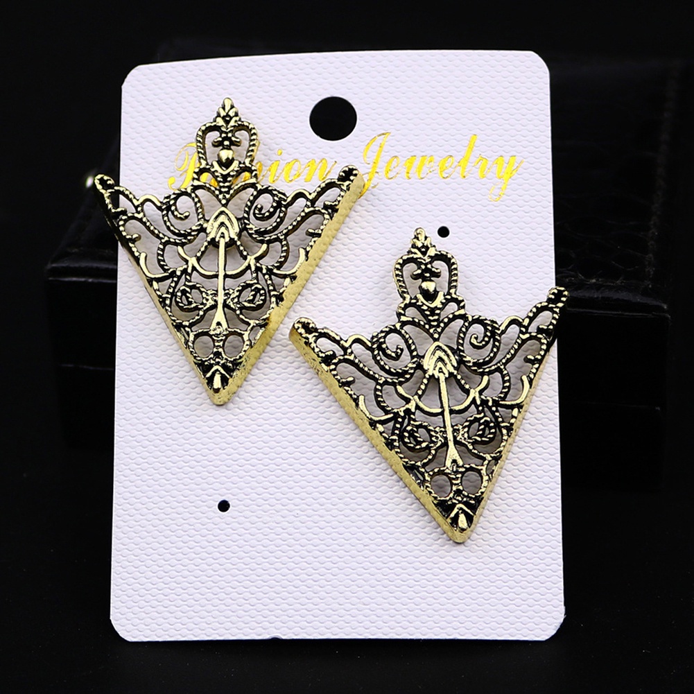 YOML✔1Pair Unisex Fashion Hollow Geometric Flower Brooch Pin Suit Tie Hat Scarf Badge