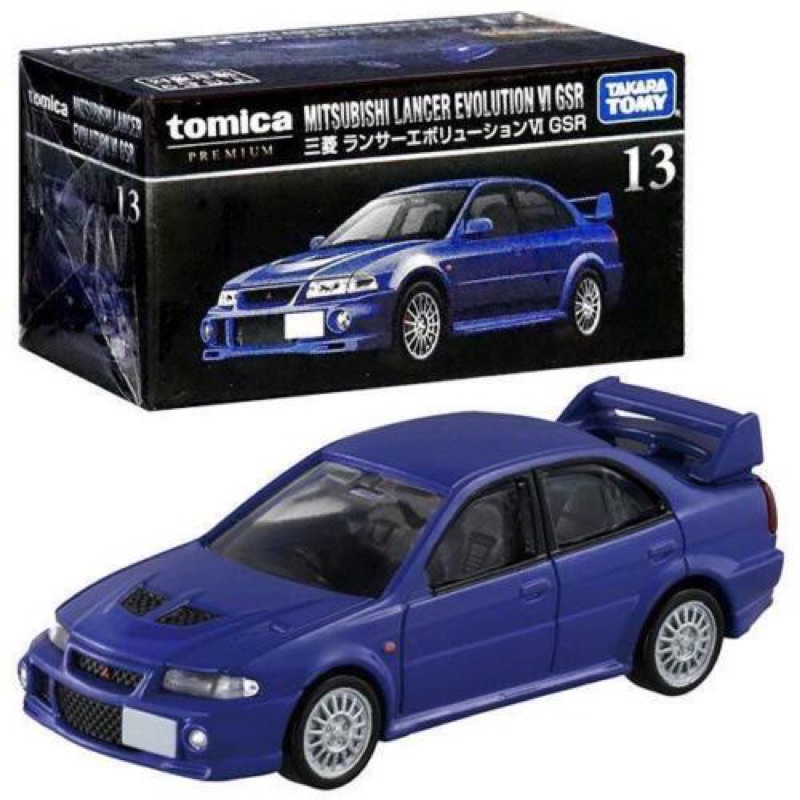 Hobby Store xe mô hình Tomica Premium Mitsubishi Lancer Evolution VI ( Full Box Full Seal )
