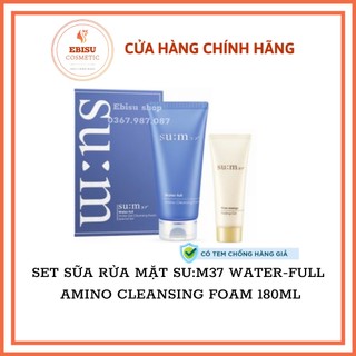 Set sữa rửa mặt Su:m37 Water Gel Cleansing Foam 200ml_EBISU COSMETIC