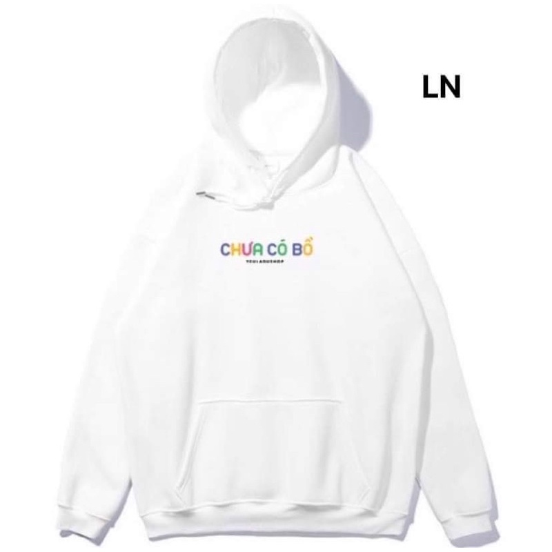 Áo hoodie nỉ cotton có bồ LN12