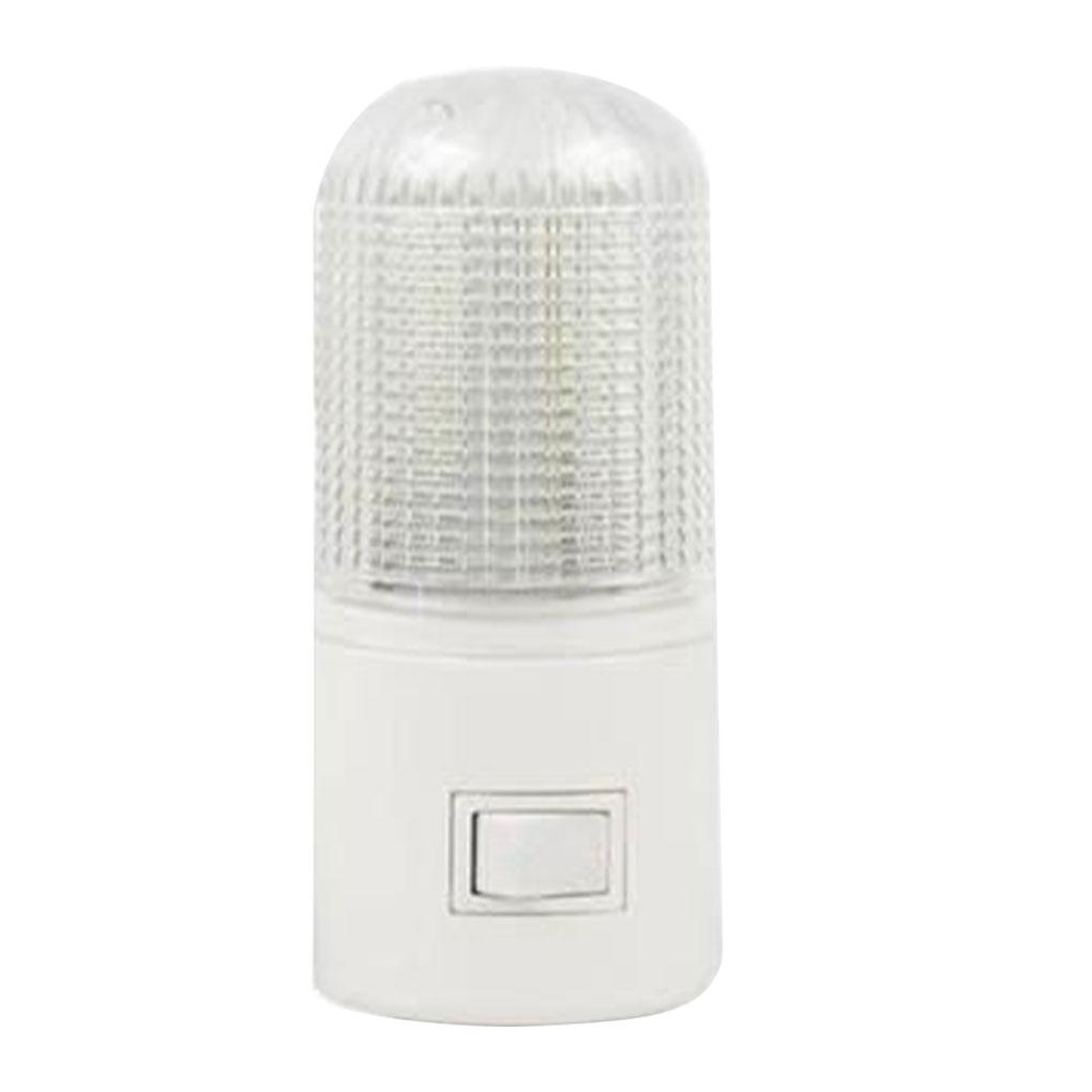 Đèn Ngủ 4 Bóng Led 90V-220V Ánh Sáng Trắng Bằng Nhựa Có Công Tắc Tiện Dụng Cho Gia Đình
