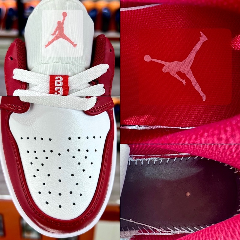GIÀY SNEAKER JORDAN 1 LOW GYM RED TẶNG KÈM BỘ QUÀ TẶNG GIÁ TRỊ