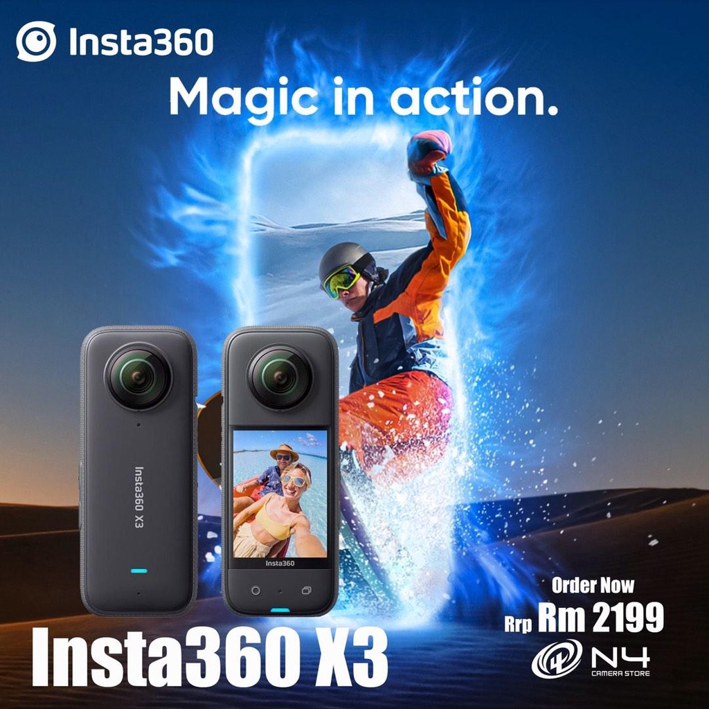 Máy quay phim hành động Insta360 X3 (One X3) hàng chính hãng