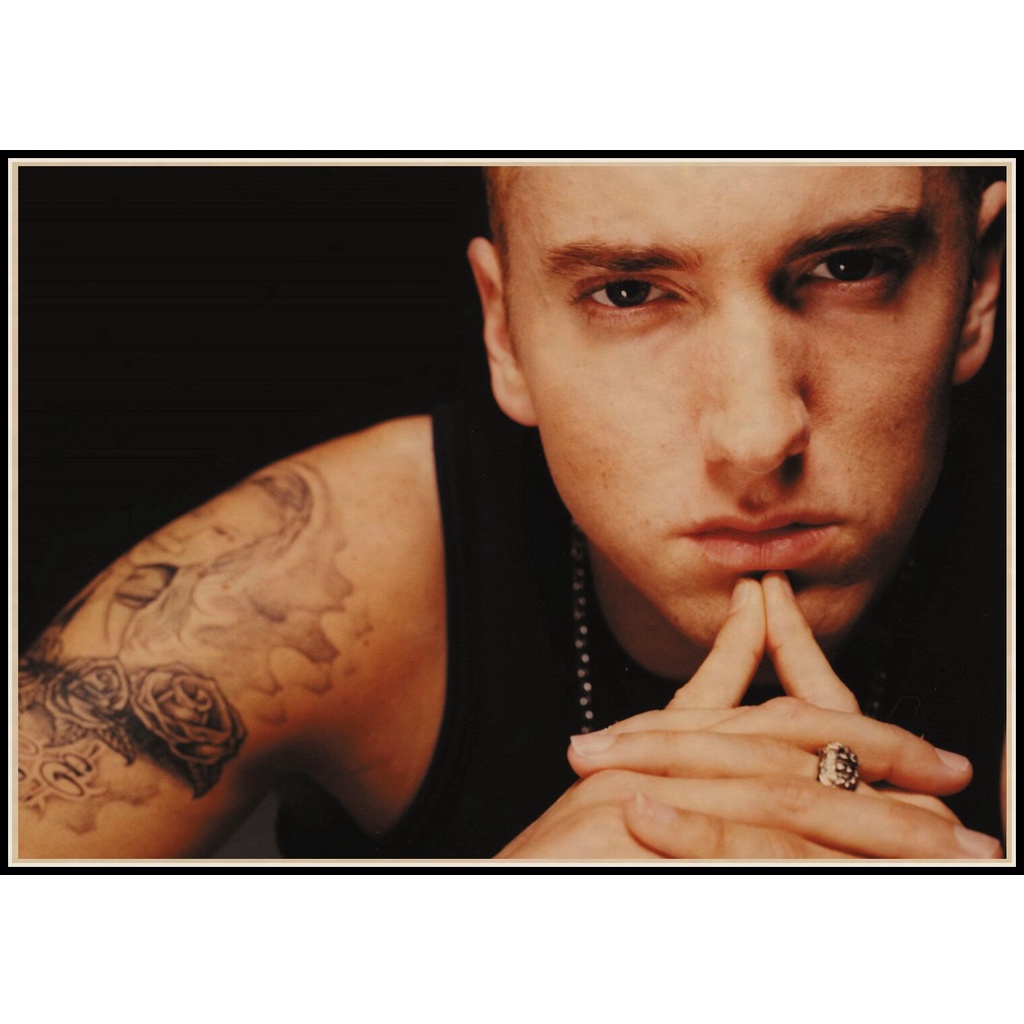 Áp Phích Dán Tường Trang Trí In Hình Ca Sĩ Rapper 8 Mile Kiểu Hip-Hop
