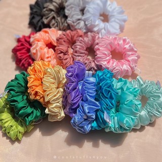 MINISIZE 10cm | Cột Tóc Scrunchies Lụa Mềm Mịn Xinh Xắn Handmade ♡ CHERRYSUMMER