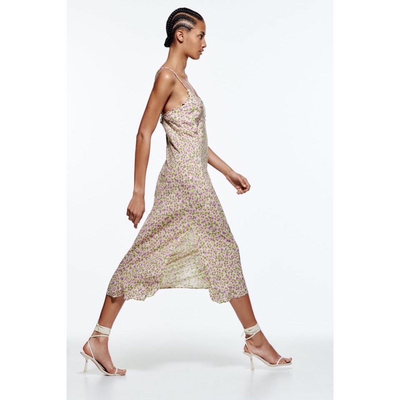 Đầm suông hoa dây