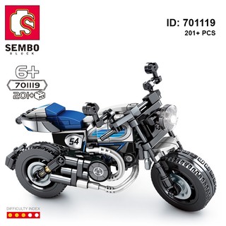 Đồ chơi lắp ráp technic mô hình Motor Sembo xếp hình