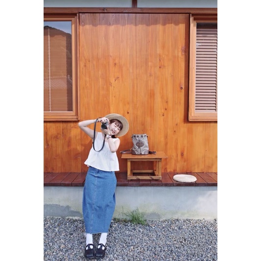 Giày da loafer cut out