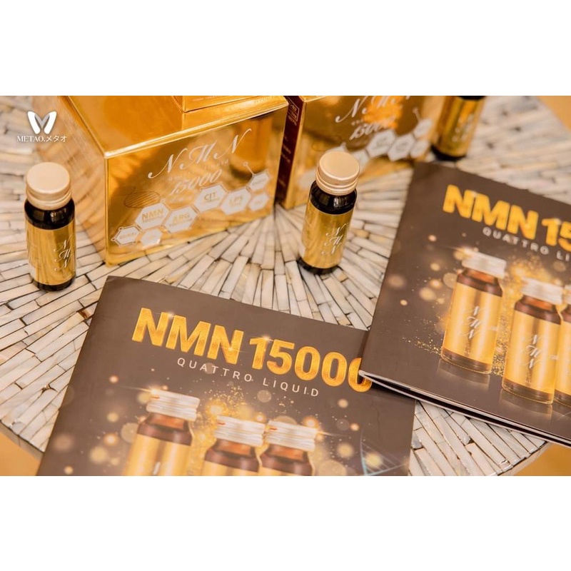 CHÍNH HÃNG NMN Quattro Liquid 15000 - Tái sinh tế bào, bí quyết trẻ hoá hiệu quả cho phái đẹp - 30ml x10 chai