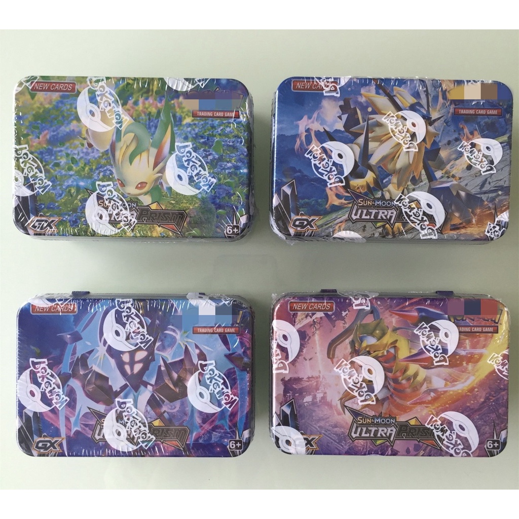 Ảnh thẻ  Pokemon thẻ bài pokemon loại đẹp hộp sắt có tặng kèm thẻ vip