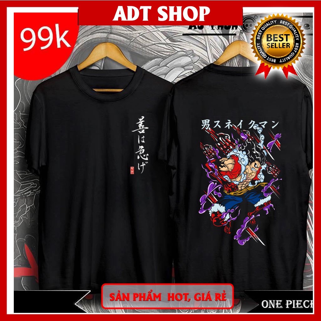 Áo thun One piece - Đảo Hải Tặc in hình - Luffy Gear5  cực chất nhiều mẫu HOT