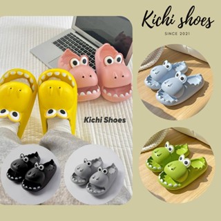 Dép cá mập 4cm đế cao LOẠI 1 cho người lớn đáng yêu nam nữ dép cá sấu cho bé dép  AYUER 4cm thiết kế cá mập hoạt hình