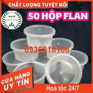 Hủ bánh flan 1 Lốc 50 cái