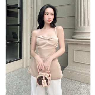 Áo dây xếp ngực dáng A , Peace House Clothing