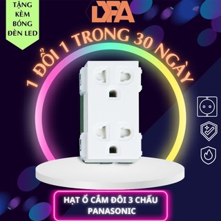 Ổ Điện Âm Tường WEV1582SW Panasonic Ổ Cắm Điện Âm Tường 3 Chấu Đôi Có Màng Che Chịu Tải 16A Chống Cháy Cao Cấp