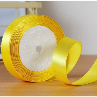 1 lốc ruy băng lụa trơn màu