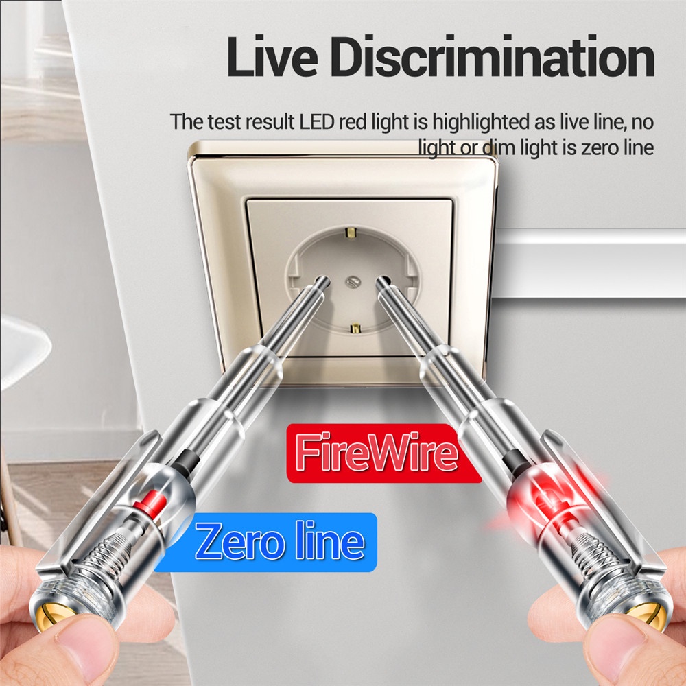 Bút Thử Điện B09 Chống Thấm Nước AC / DC 70-250V