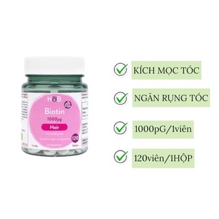 Biotin h&b hỗ trợ mọc tóc - 120 viên