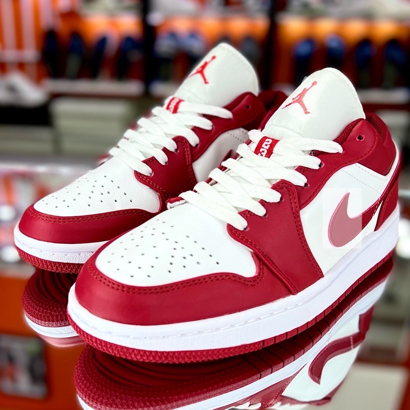 GIÀY SNEAKER JORDAN 1 LOW GYM RED TẶNG KÈM BỘ QUÀ TẶNG GIÁ TRỊ