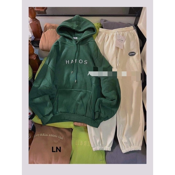 Sét áo hoodie quần bom LN12