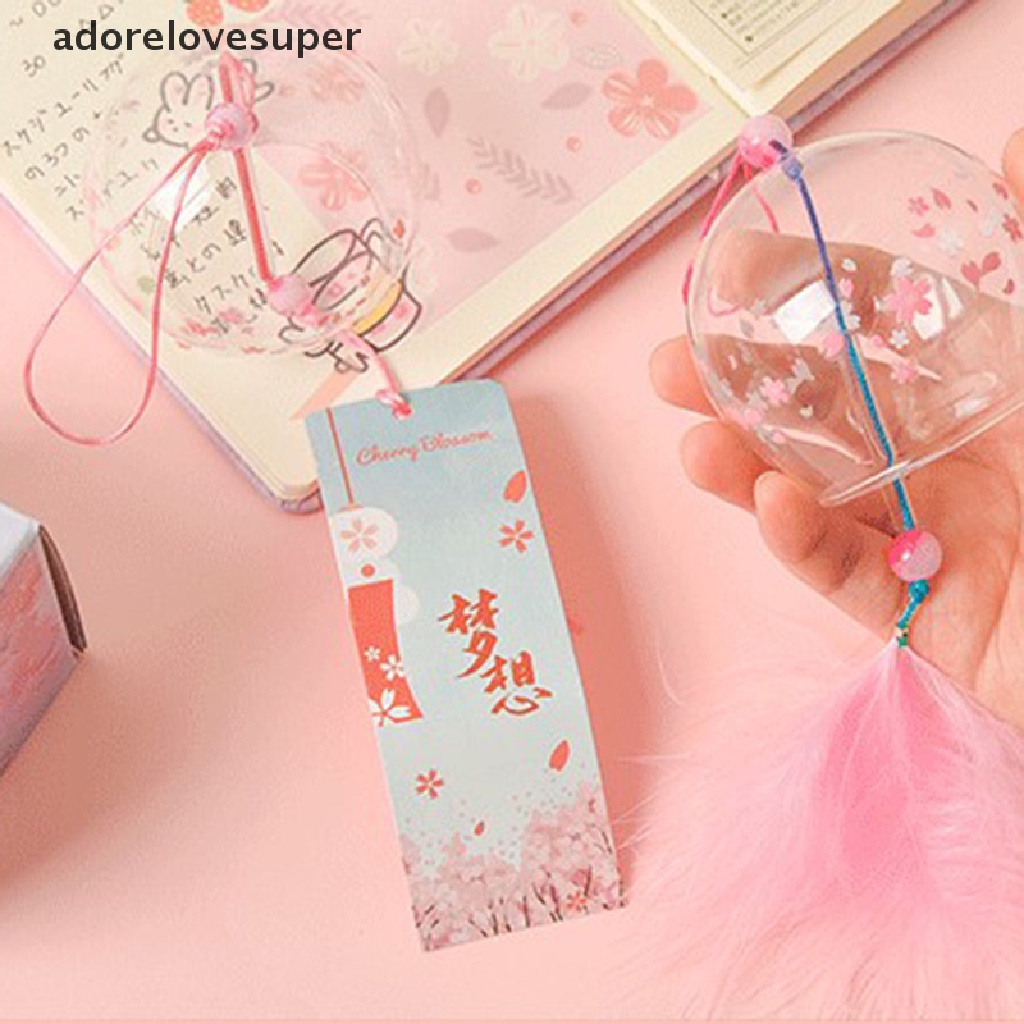 1 Chuông Gió Treo Trang Trí Bằng Thủy Tinh Sáng Tạo Phong Cách Hibiscus Nhật Bản AD1VN 1 Cái