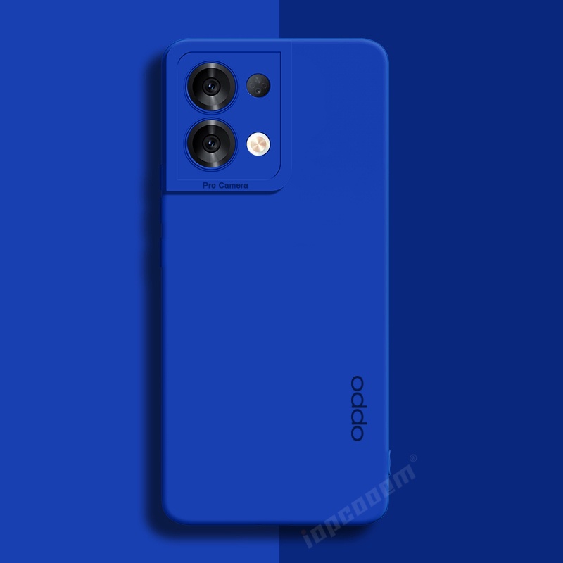 Ốp Điện Thoại Silicon Dẻo Màu Trơn Thời Trang Cho OPPO Reno 8 Pro 5G 7 8Z 8T 7Z Lite 4G
