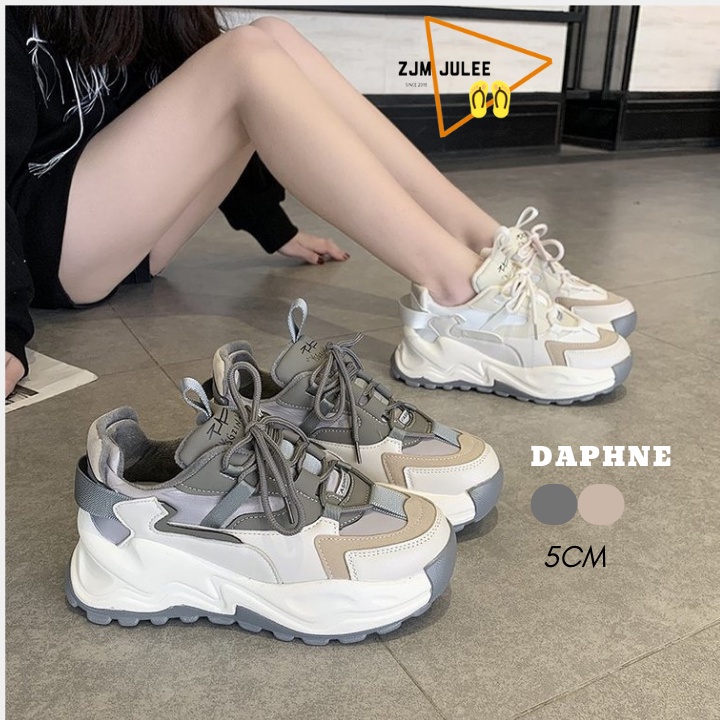 Giày thể thao nữ DAPHNE 2022 - Giày nữ đế cao ulzzang