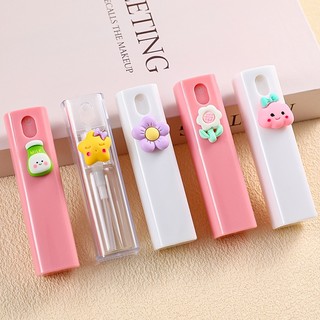 1 PC Cartoon Printed Transparent Empty Spray Bottles Plastic Mini Cosmetic Containers Refillable Bottle Perfume Atomizer