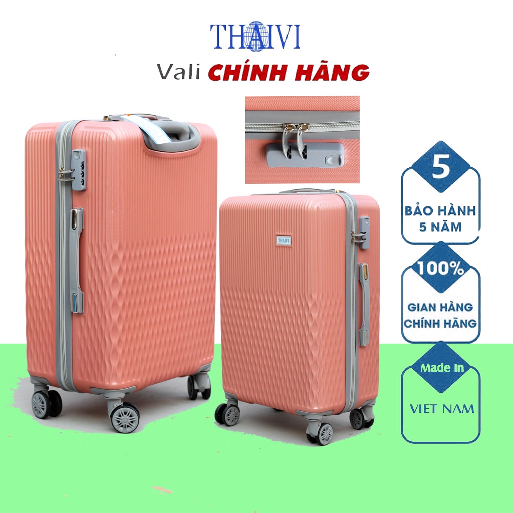 Vali kéo THAIVI Vali du lịch cao cấp Size 20/24/28-  Hàng Việt Nam Bảo Hành 5 Năm  TOG03