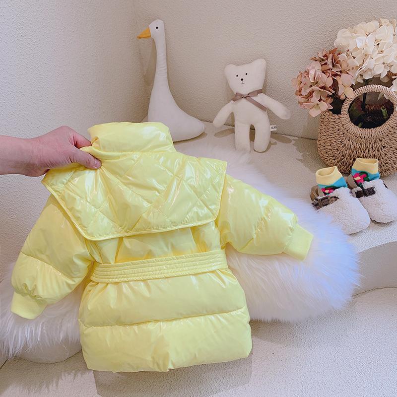 Áo Khoác Độn Bông Dày Dặn Phong Cách Phương Tây Thời Trang Mùa Đông Hàng Mới 2021 Dành Cho Bé Gái HCH6